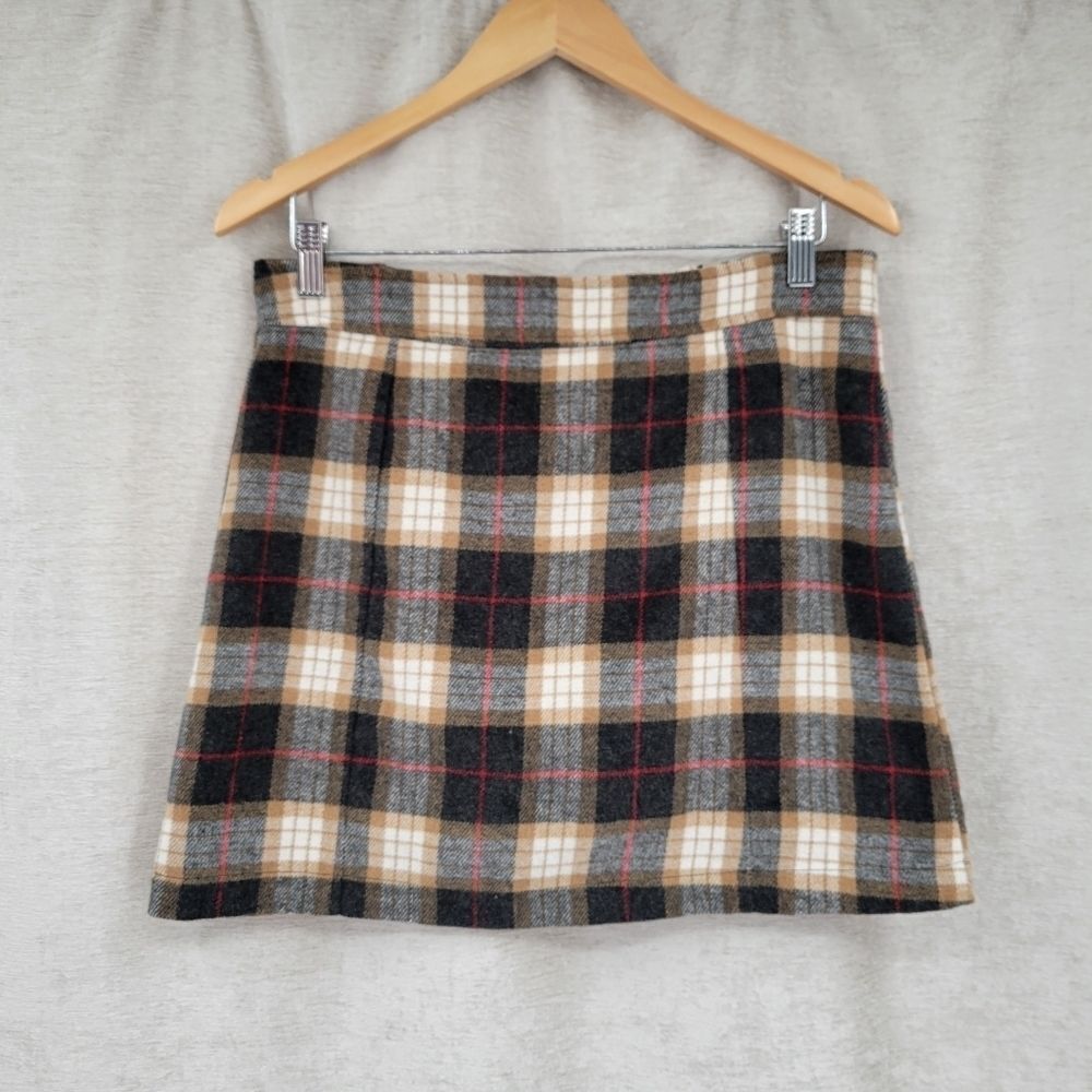 POL Plaid Mini Skirt Women's Juniors Large - Picture 2 of 9
